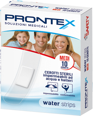 CEROTTO PRONTEX WATER STRIPS MEDIO 10 PEZZI - Farmapanda Srl