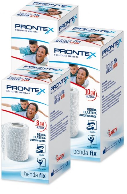 BENDA ELASTICA PRONTEX FIX AUTOFISSANTE 12 CM DI ALTEZZA PER4 METRI IN ESTENSIONE 1 PEZZO - Farmapanda Srl