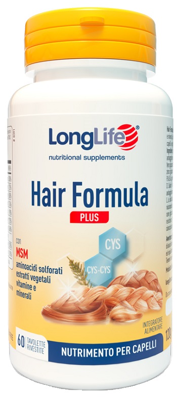 LONGLIFE HAIR FORMULA PLUS 60 TAVOLETTE - Farmapanda Srl