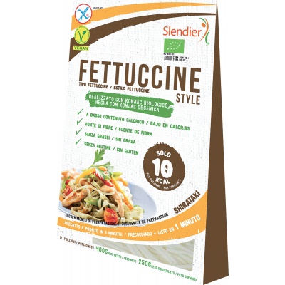 SHIRATAKI FETTUCCINE BIO 250 G - Farmapanda Srl