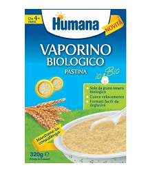 HUMANA VAPORINO PASTINA BIOLOGICA 320 G - Farmapanda Srl