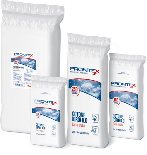 COTONE IDROFILO EXTRA INDIA PRONTEX 500 G - Farmapanda Srl