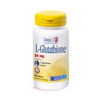 LONGLIFE L-GLUTATHIONE 50 MG 90 COMPRESSE - Farmapanda Srl