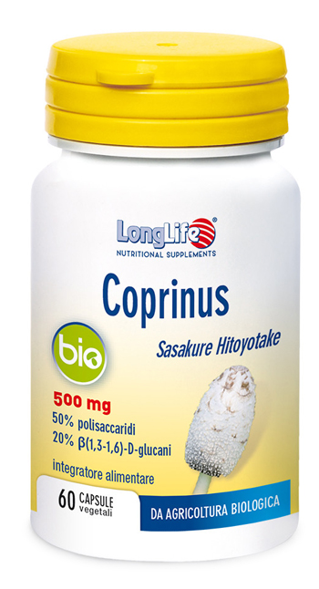 LONGLIFE COPRINUS BIO 60 CAPSULE VEGETALI - Farmapanda Srl