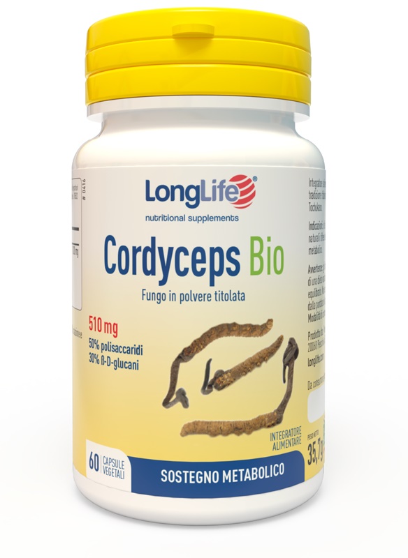 LONGLIFE CORDYCEPS BIO 60 CAPSULE VEGETALI - Farmapanda Srl