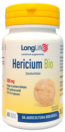 LONGLIFE HERICIUM BIO 60 CAPSULE VEGETALI - Farmapanda Srl