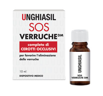 DISPOSITIVO MEDICO PER VERRUCHE IN FLACONE CON PENNELLINO 10 ML + 9 CEROTTI COPRIVERRUCA - Farmapanda Srl