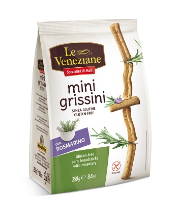 LE VENEZIANE MINI GRISSINI ROSMARINO 250 G - Farmapanda Srl