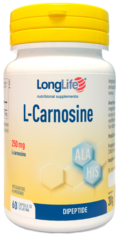 LONGLIFE L-CARNOSINE 60 CAPSULE - Farmapanda Srl