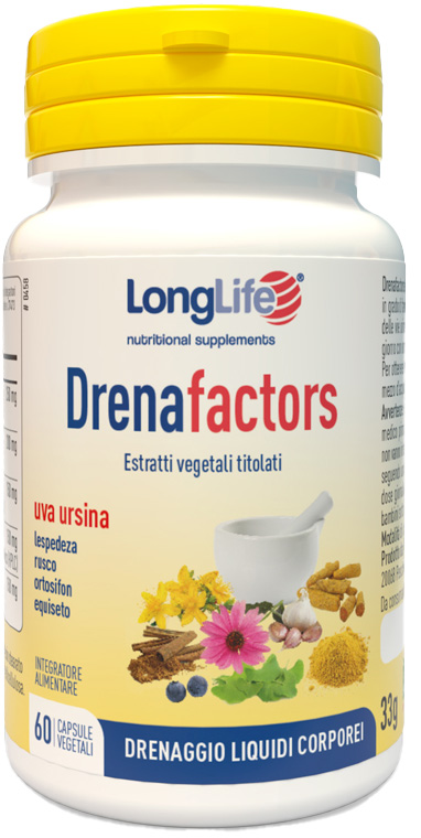LONGLIFE DRENAFACTORS 60 CAPSULE - Farmapanda Srl