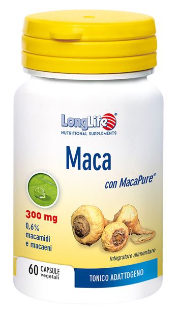 LONGLIFE MACA 60 CAPSULE VEGETALI DA 550 MG - Farmapanda Srl