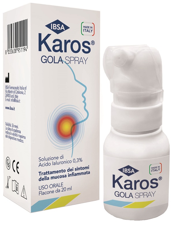 KAROS SPRAY ORALE 0,3% 20 ML - Farmapanda Srl