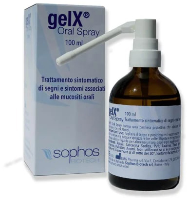 GEL SPRAY ORALE PER TRATTAMENTO SINTOMATICO SEGNI E SINTOMI ASSOCIATI ALLE MUCOSITI ORALI - Farmapanda Srl