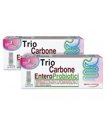 TRIOCARBONE ENTEROPROBIOTICI 7 FLACONCINI X 10 ML - Farmapanda Srl