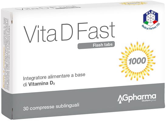 VITA D FAST 30 COMPRESSE - Farmapanda Srl
