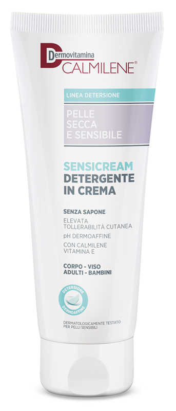 DERMOVITAMINA CALMILENE SENSICREAM DETERGENTE IN CREMA SENZA SAPONE PER PELLE SECCA E SENSIBILE 250 ML - Farmapanda Srl