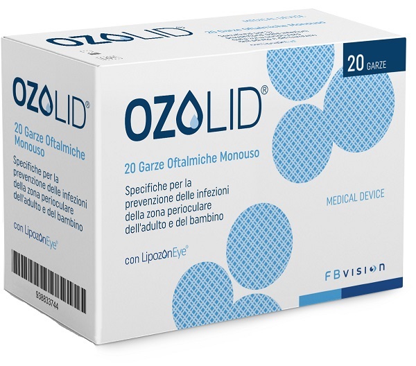 GARZA OZOLID OFTALMICA TNT CON OLIO OZONIZZATO IN FOSFOLIPIDI LIPOZONEYE 20 PEZZI - Farmapanda Srl
