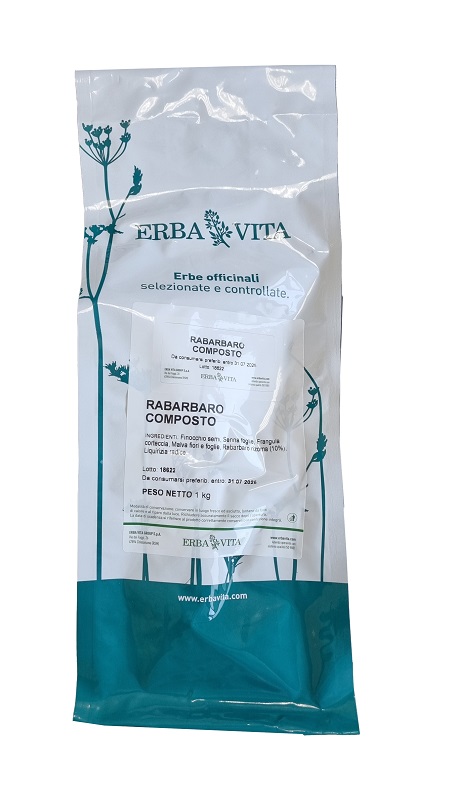 RABARBARO COMPOSTO TISANA 1 KG - Farmapanda Srl