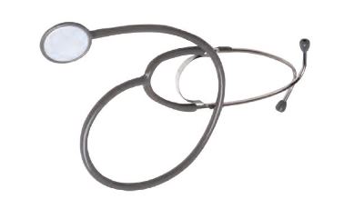 STETOSCOPIO S-10 IN ALLUMINIO TESTA DIAMETRO 47 MM TUBO SINGOLO IN PVC - Farmapanda Srl