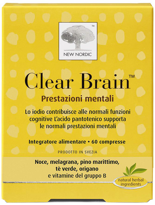 CLEAR BRAIN 60 COMPRESSE - Farmapanda Srl