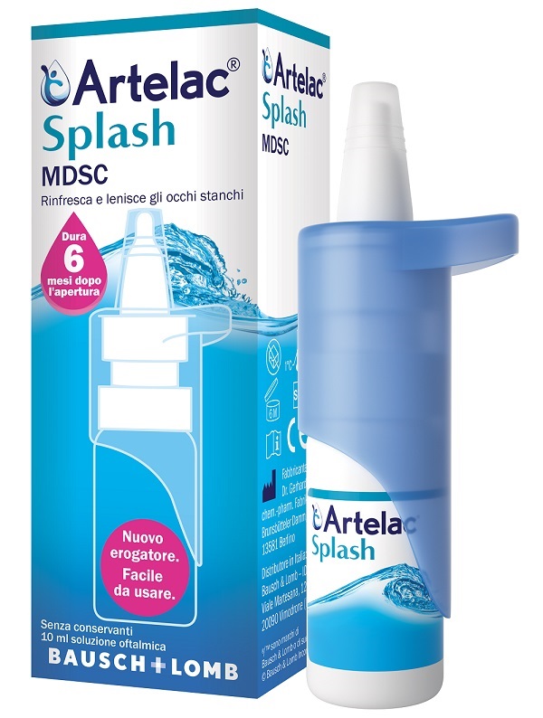 ARTELAC SPLASH MULTIDOSE GOCCE OCULARI FLACONE 10 ML - Farmapanda Srl
