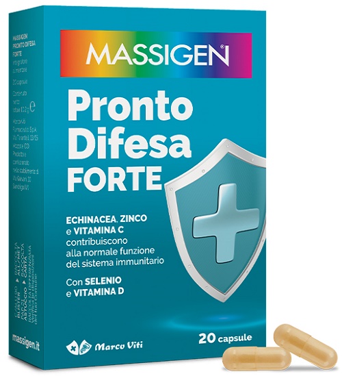 MASSIGEN PRONTO DIFESA FORTE 20 CAPSULE - Farmapanda Srl