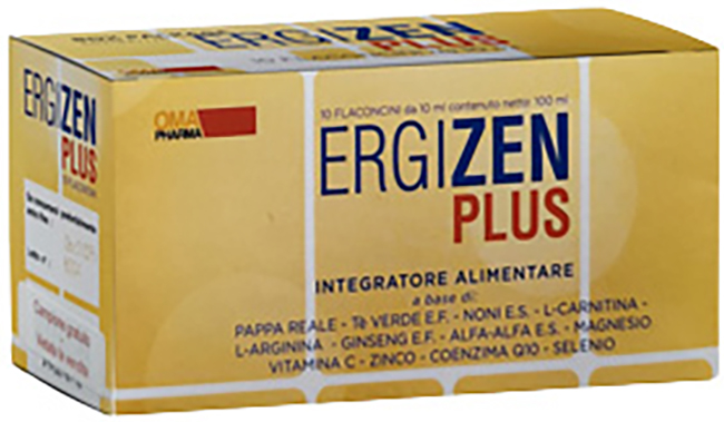 ERGIZEN PLUS INTEGRATORE ENERGIZZANTE 10 FLACONCINI DA 10 ML - Farmapanda Srl