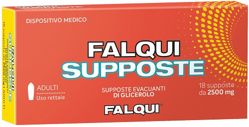 SUPPOSTE FALQUI 18 SUPPOSTE CON GLICERINA 2500MG ADULTI - Farmapanda Srl