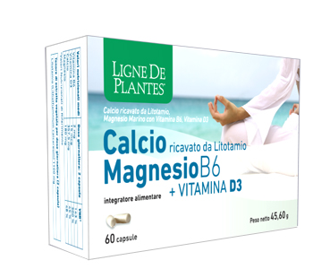 CALCIO + MAGNESIO B6 + VITAMINA D3 60 CAPSULE - Farmapanda Srl