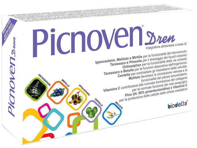 PICNOVEN DREN 50 COMPRESSE 31 G - Farmapanda Srl