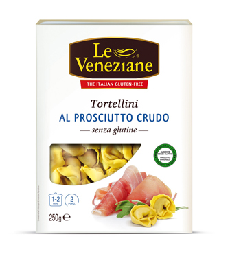 LE VENEZIANE TORTELLINI PROSCIUTTO CRUDO 250 G - Farmapanda Srl