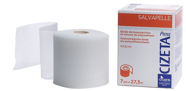 CIZETA PRESS SALVAPELLE SCHIUMA DI POLIURETANO SPESSORE 0,8MM M 27,5X7 CM - Farmapanda Srl