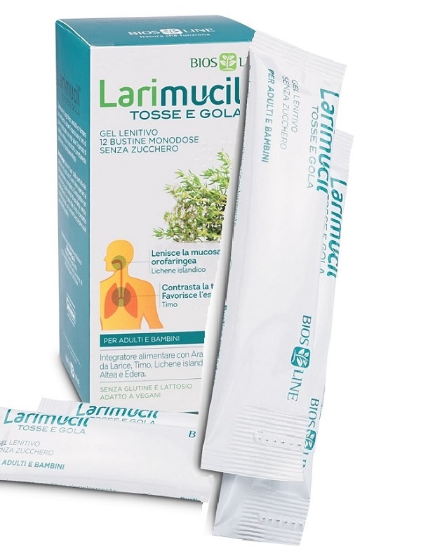 LARIMUCIL TOSSE GOLA 12 BUSTINE 10 ML - Farmapanda Srl