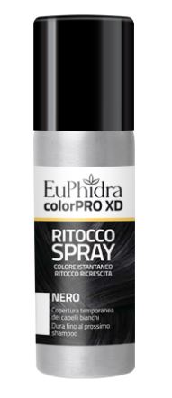 EUPHIDRA COLORPRO XD TINTURA RITOCCO SPRAY CAPELLI NERO 75 ML - Farmapanda Srl
