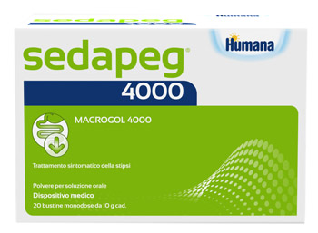 SEDAPEG 4000 20 BUSTINE MONODOSE X 10G HUMANA - Farmapanda Srl