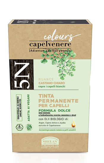 CAPELVENERE COLOURS TINTA CAPELLI 5N CASTANO CHIARO - Farmapanda Srl
