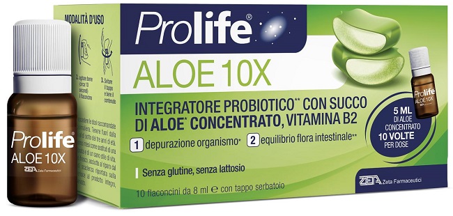 PROLIFE ALOE 10 FLACONI X 8 ML - Farmapanda Srl