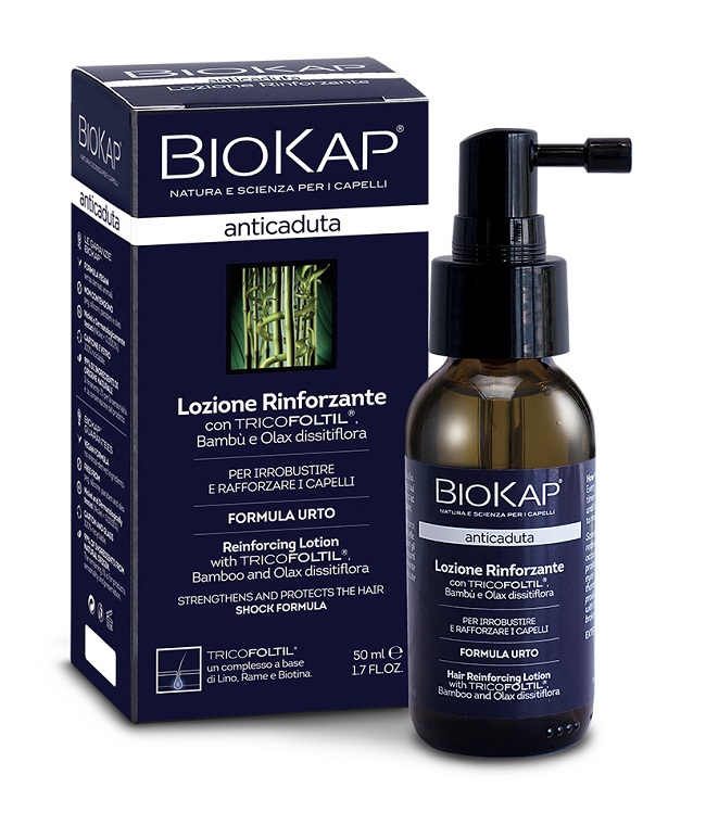 BIOKAP LOZIONE RINFORZANTE ANTICADUTA CON TRICOFOLTIL NUOVA FORMULA 50 ML - Farmapanda Srl
