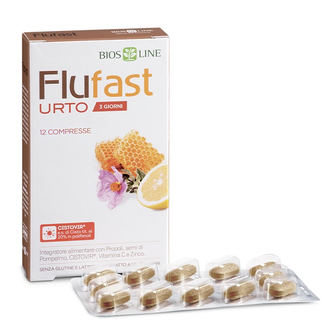 APIX PROPOLI FLUFAST URTO 3 GIORNI 12 COMPRESSE BIOSLINE - Farmapanda Srl