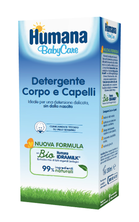HUMANA BABY CARE DETERGENTE CORPO&CAPELLI 300 ML - Farmapanda Srl