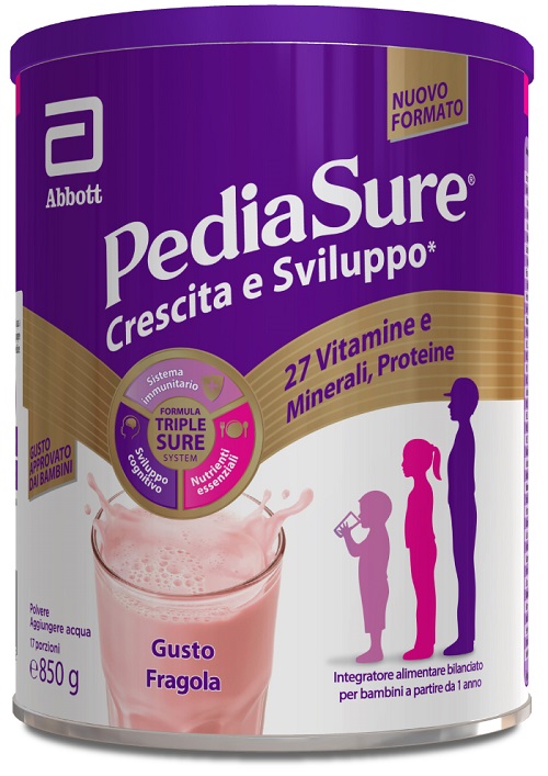 PEDIASURE CRESCITA&SVILUPPO FRAGOLA 850 G - Farmapanda Srl