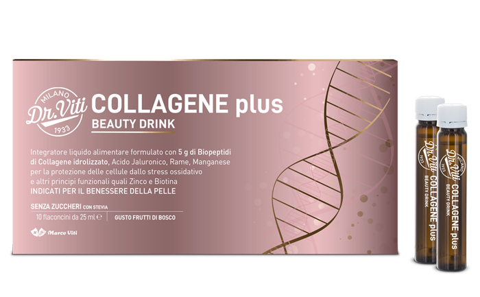 DR VITI COLLAGENE BEAUTY DRINK PLUS 250 ML - Farmapanda Srl