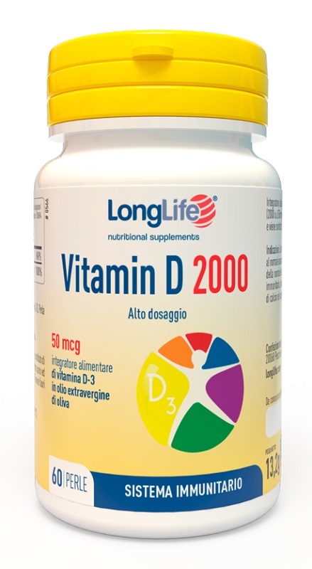 LONGLIFE VITAMIN D 2000 UI 60 PERLE - Farmapanda Srl