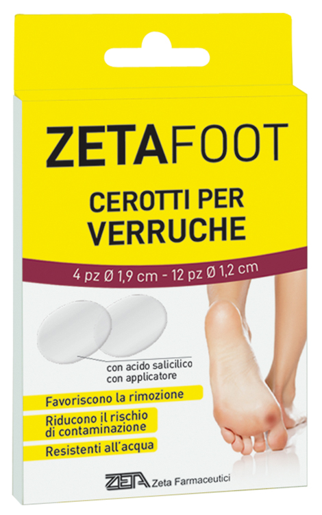 ZETAFOOT CEROTTO VERRUCHE ASSORTITO 16 PEZZI - Farmapanda Srl