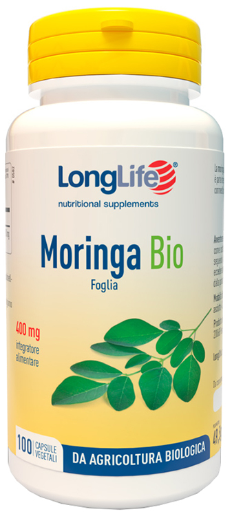 LONGLIFE MORINGA BIO 100 CAPSULE VEGETALI - Farmapanda Srl