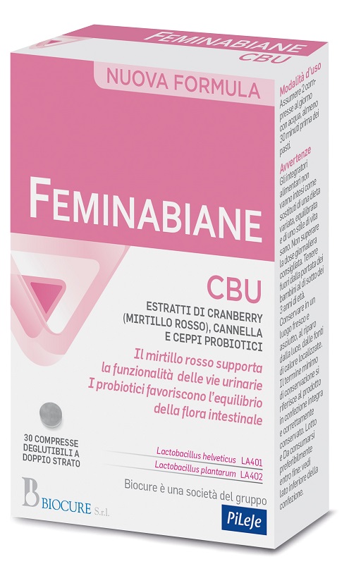 FEMINABIANE CBU 30 COMPRESSE - Farmapanda Srl