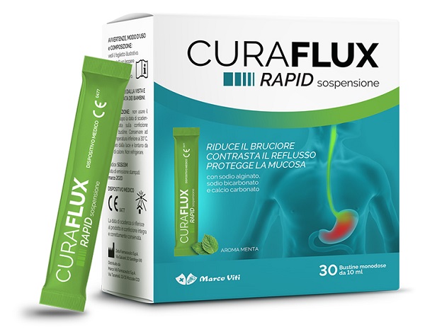 CURAFLUX RAPID SOSPENSIONE ORALE 30 BUSTINE - Farmapanda Srl