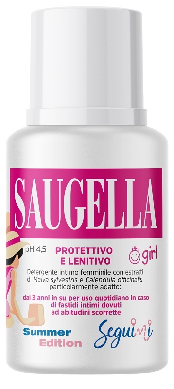 SAUGELLA GIRL PROTETTIVO E LENITIVO DETERGENTE INTIMO 100 ML - Farmapanda Srl