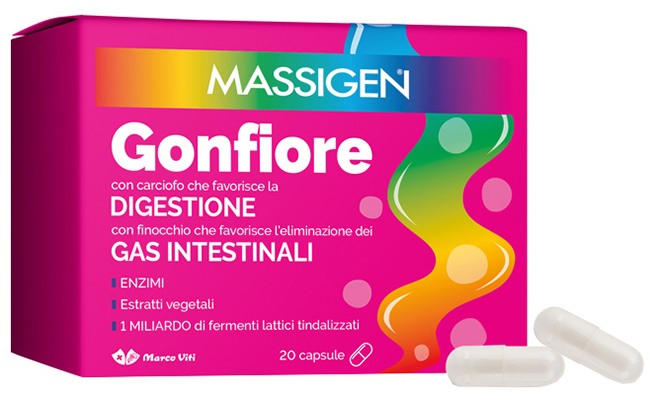 MASSIGEN GONFIORE 20 CAPSULE - Farmapanda Srl