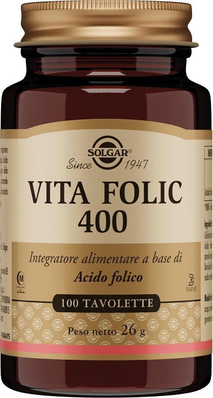 VITA FOLIC 400 100 TAVOLETTE - Farmapanda Srl